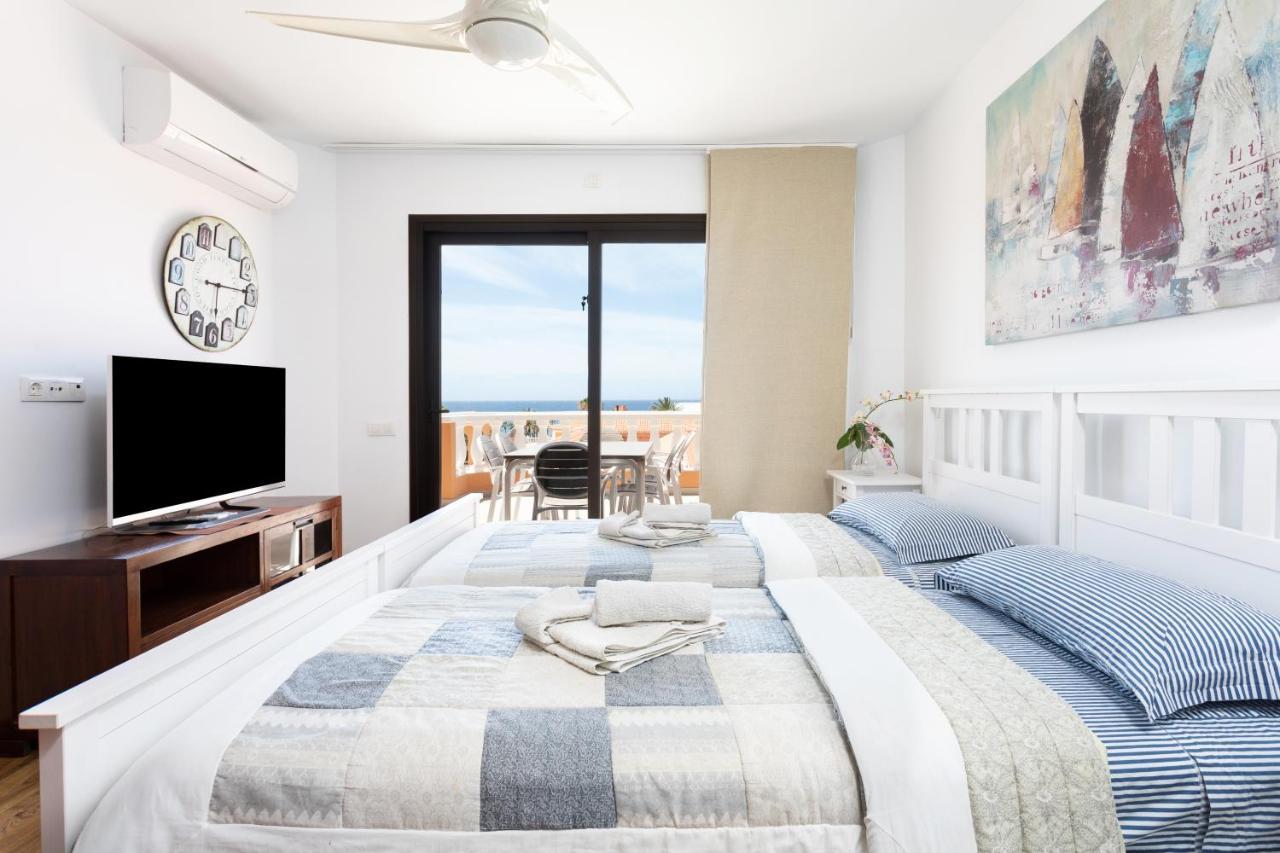 Exclusive Penthouse Playa Las Vistas 4 Close To The Sea And Beach, Aircondition For A Fee, Wifi, Terrace, Heated Pool Playa de las Americas  Eksteriør bilde