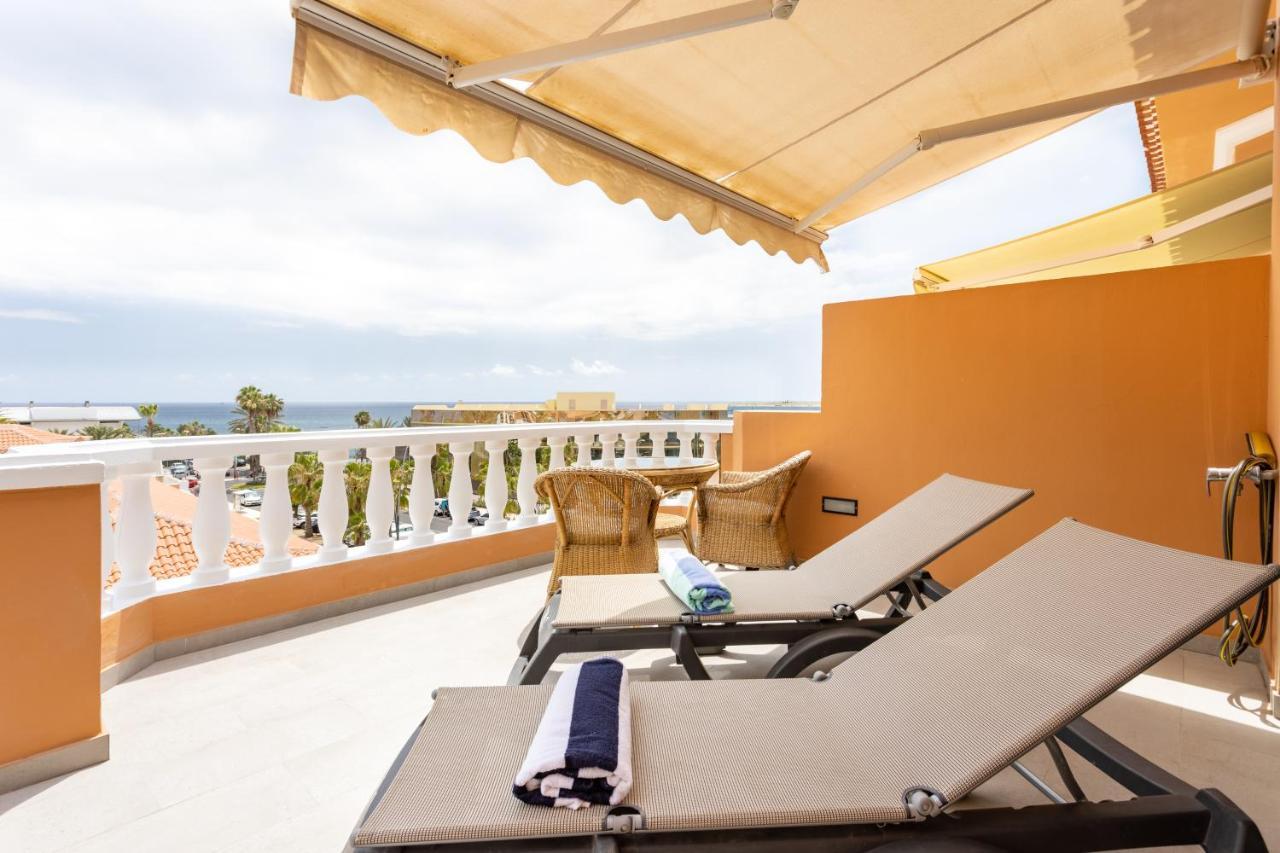Exclusive Penthouse Playa Las Vistas 4 Close To The Sea And Beach, Aircondition For A Fee, Wifi, Terrace, Heated Pool Playa de las Americas  Eksteriør bilde
