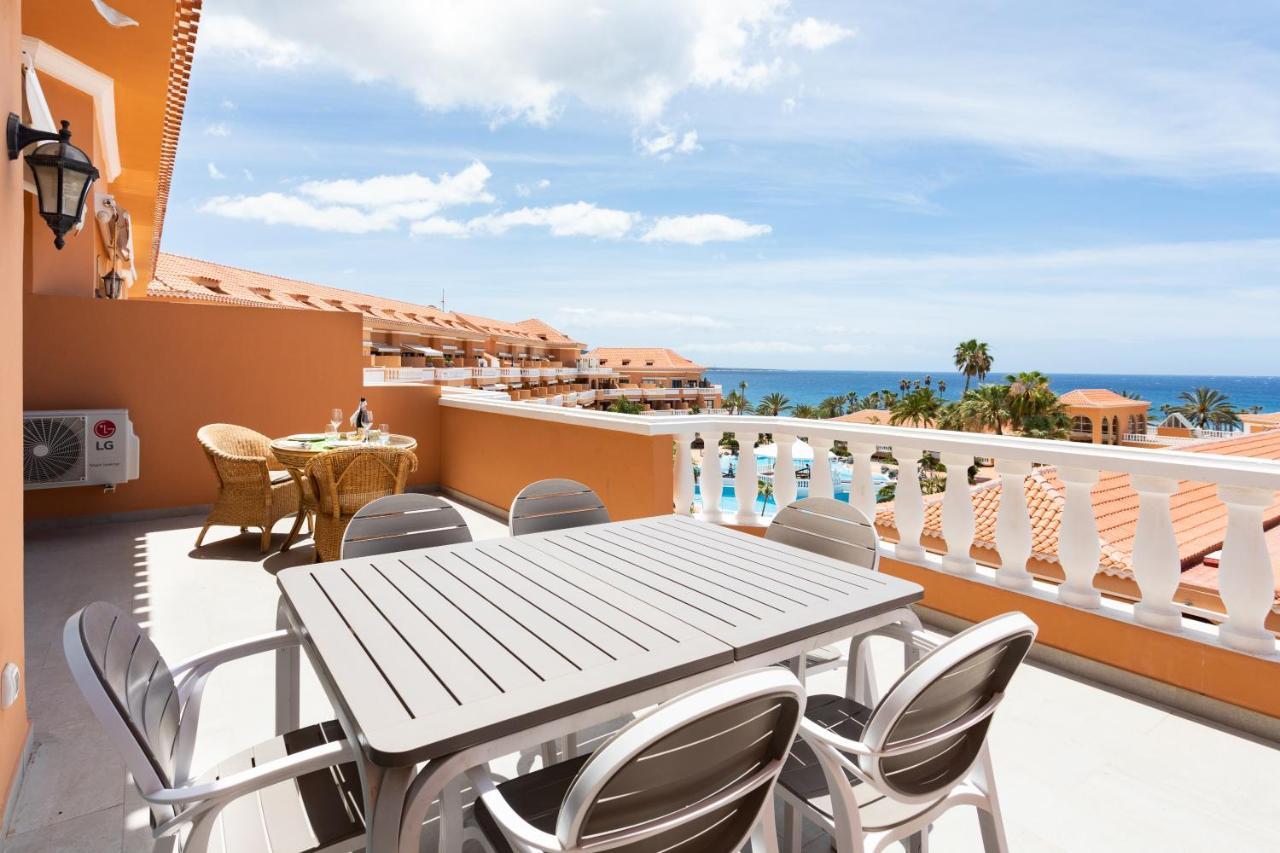 Exclusive Penthouse Playa Las Vistas 4 Close To The Sea And Beach, Aircondition For A Fee, Wifi, Terrace, Heated Pool Playa de las Americas  Eksteriør bilde
